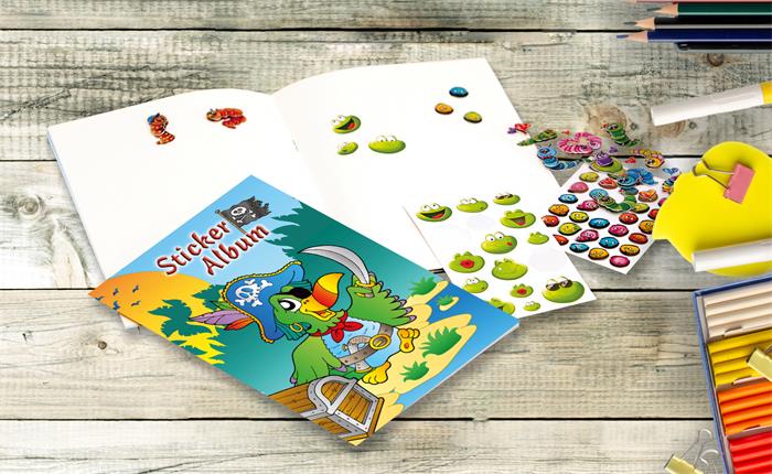 Matricagyűjtő album, A5, AVERY ZWECKFORM, papagáj